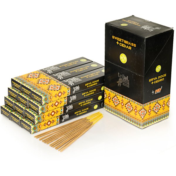 Kadzidełka Tribal Soul Oferta hurtowa 12szt - Cedr i słodka trawa