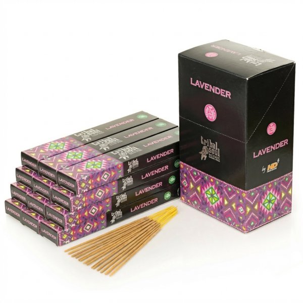 Kadzidełka Tribal Soul Oferta Hurtowa 12szt - Lawenda + Piórko