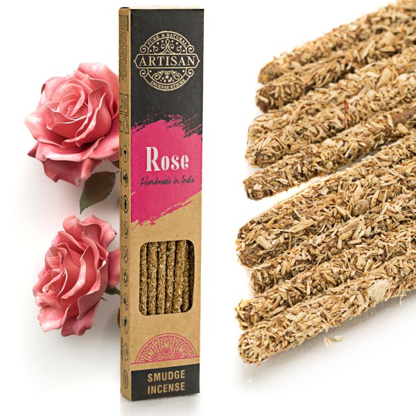 Kadzidełka rzemieślnicze Artisan otaczane Palo Santo - Róża
