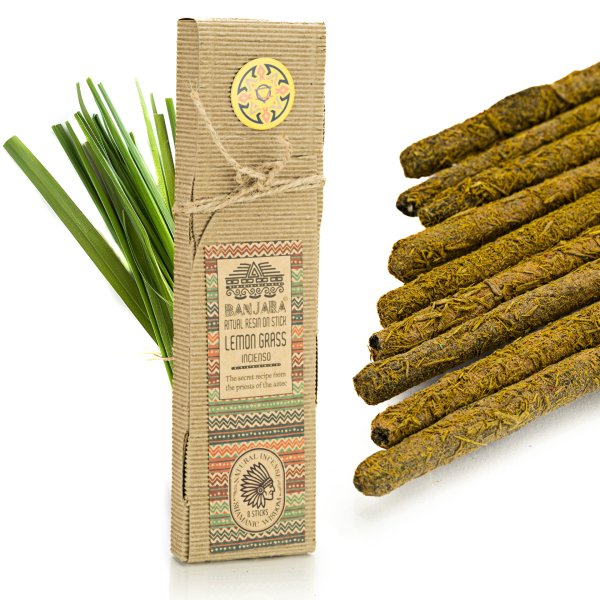 Naturalne kadzidełka żywiczne Banjara – Trawa Cytrynowa