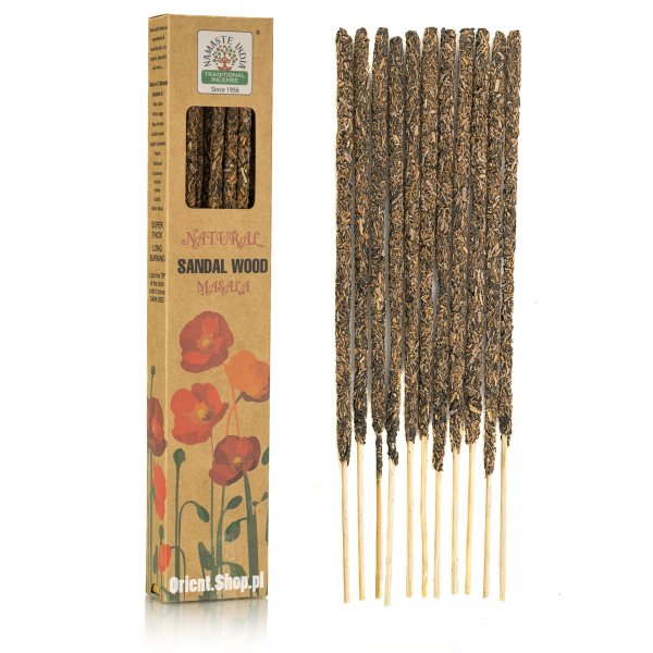 Kadzidełka Indyjskie Namaste India Natural - Sandałowiec