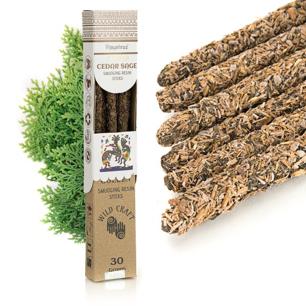 Kadzidełka rzemieślnicze Vijayshree – Szałwia Cedrowa