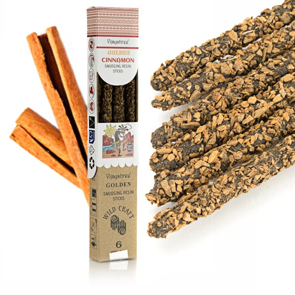 Kadzidełka rzemieślnicze Vijayshree Smudging – Cynamon