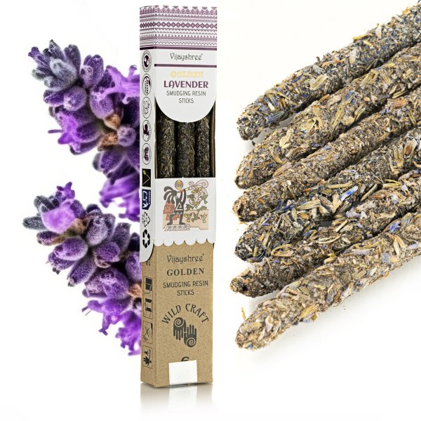 Kadzidełka rzemieślnicze Vijayshree Smudging – Lawenda