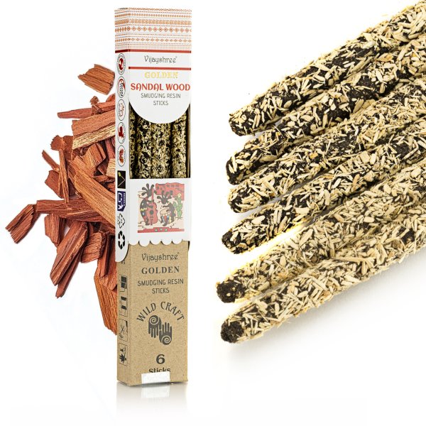 Kadzidełka rzemieślnicze Vijayshree Smudging – Sandałowiec
