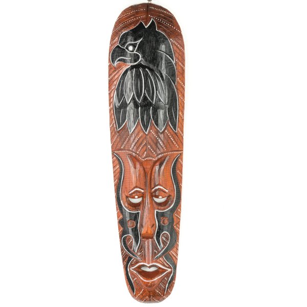 Rzeźba Drewniana Maska 40cm 