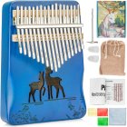 Kalimba 17 tonowa Zanza – instrument drewniany do nauki
