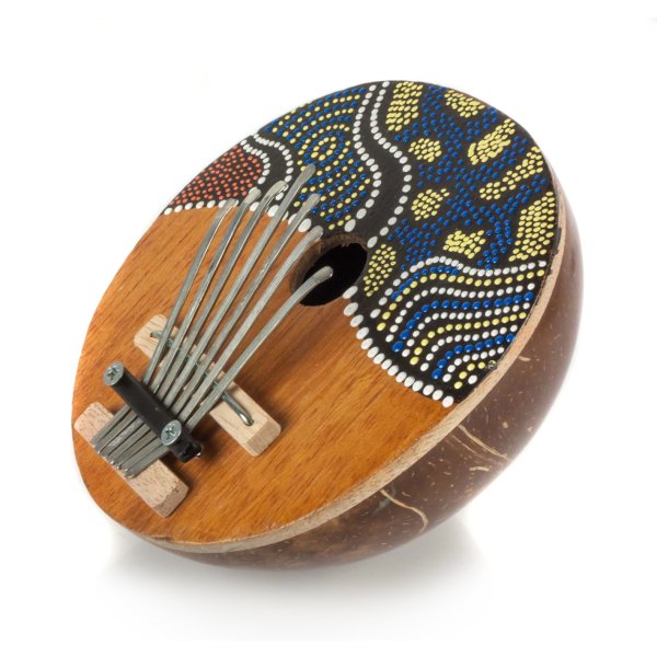 Kalimba 7 tonowa drewniana egzotyczny instrument