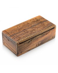 Szkatułka drewniana z Indonezji - rękodzieło na Twoje skarby