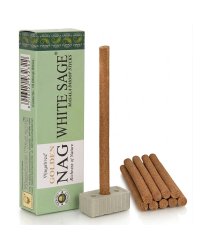 KADZIDEŁKA zapachowe Dhoop Vijayshree - Biała Szałwia