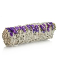 Biała szałwia Kalifornijska Salvia Apiana i Sinuata - Purpurowa