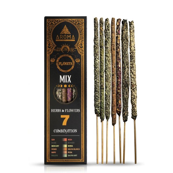 Kadzidełka Naturalne Craftowe Aroma - 7 Planet