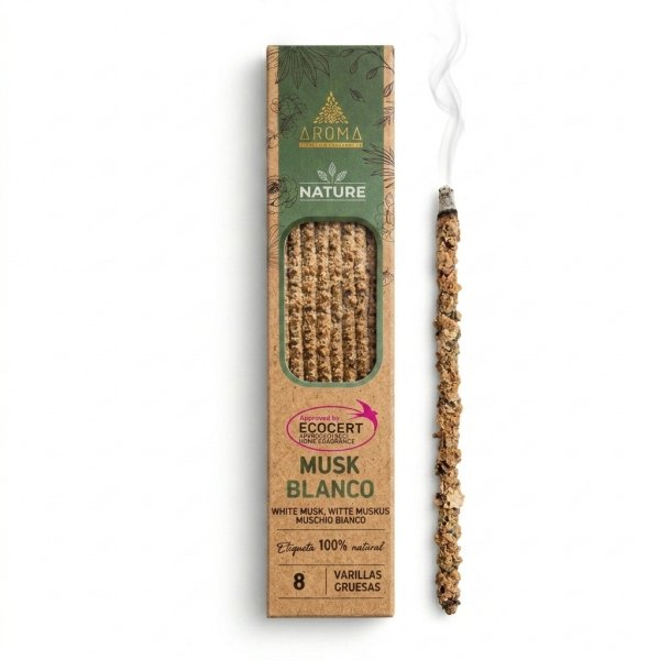 Kadzidełka Naturalne Craftowe Aroma - Białe Piżmo