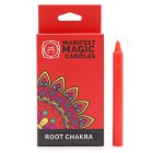 Świece magiczne manifestacyjne 12 sztuk - czerwone - czakra podstawy