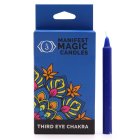 Świece magiczne manifestacyjne 12 sztuk - czakra trzeciego oka