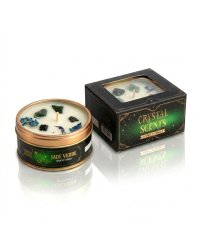 Świeca mineralna Aroma z Jadeit - Drzewo Herbaciane 65 g