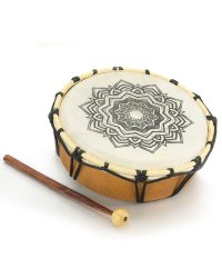 Szamański Bęben Rytualny 20cm, Ręczny Bęben Szamański, Bęben Obrzędowy