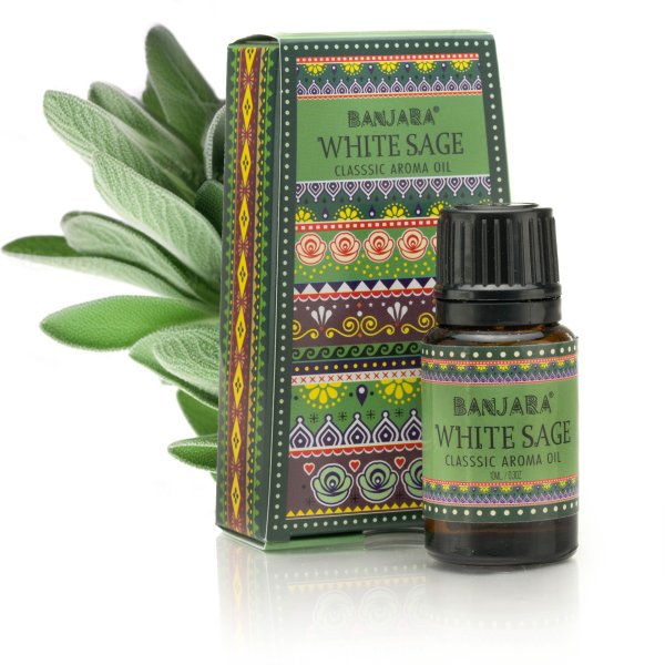 Olejek Zapachowy Eteryczny Banjara - Biała Szałwia
