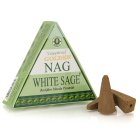 Kadzidełka Backflow Vijayshree Golden Nag 10szt - White Sage