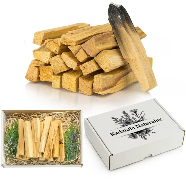 PALO SANTO święte drzewo drewno kadzidło 100g - zestaw prezentowy