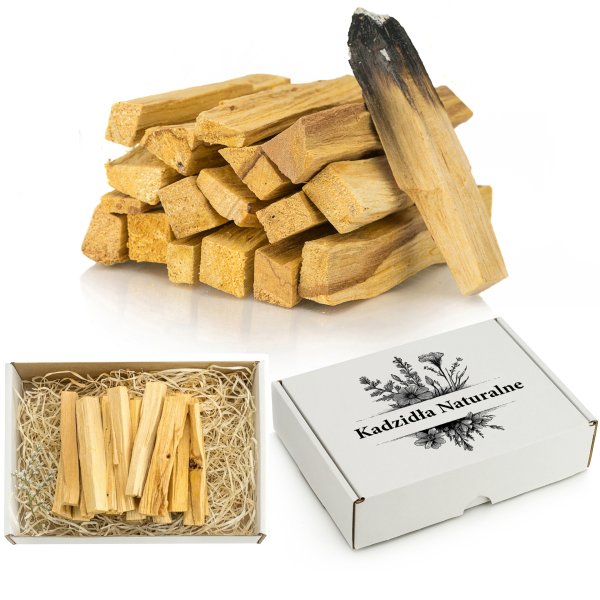 PALO SANTO święte drzewo drewno kadzidło 100g - zestaw prezentowy
