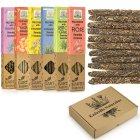 Kadzidła Naturalne Namaste India 6 zapachów - zestaw prezentowy