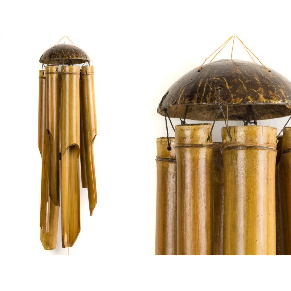 Dzwonek wietrzny bambusowy na ptaki, gołębie 40cm