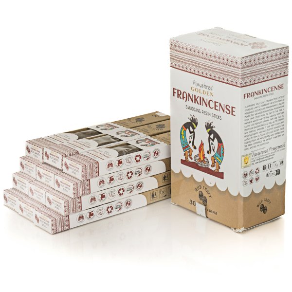 Kadzidełka Vijayshree Smudging Oferta Hurtowa 12szt - Żywica Frank