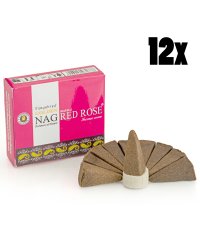 Kadzidełka stożkowe Vijayshree  +  Podstawka - Hurt - Róża