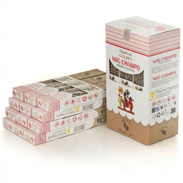 Kadzidełka Vijayshree Smudging Oferta Hurtowa 12szt - Nag Champa