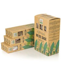 Kadzidełka Namaste India Natural Oferta Hurtowa 12szt  - Biała Szałwia