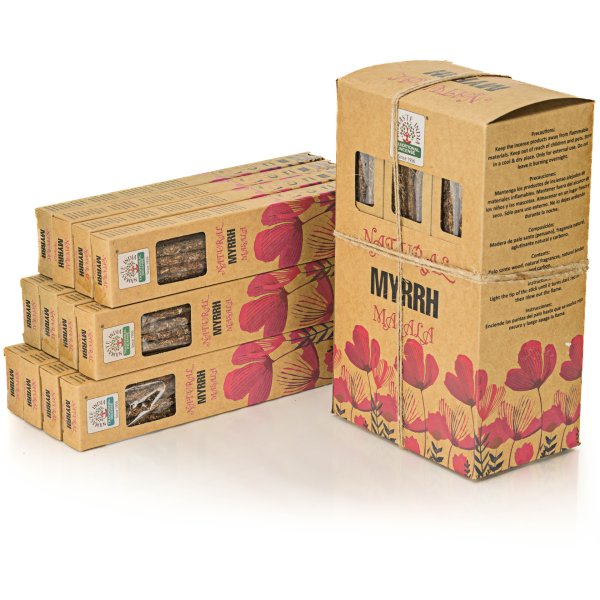 Kadzidełka Namaste India Natural Oferta Hurtowa 12szt  - Mirra