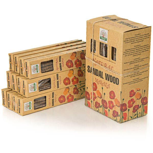 Kadzidełka Namaste India Natural Oferta Hurtowa 12szt  - Sandałowiec