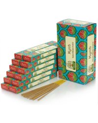 Kadzidełka pyłkowe Namaste India Hurt 12 szt- Mirra