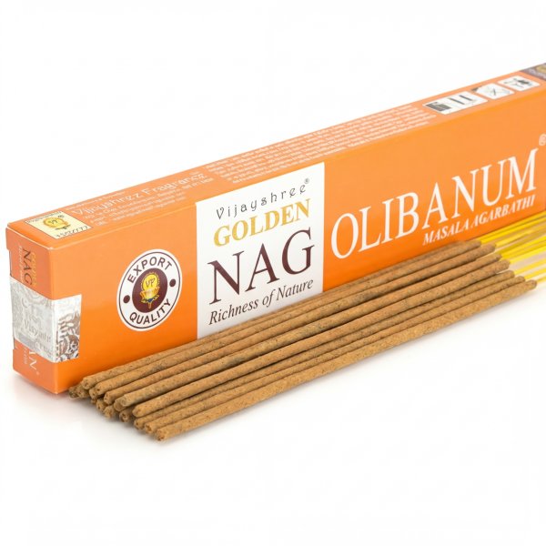 Kadzidełka pyłkowe Vijayshree Golden Nag - Olibanum