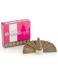 Kadzidełka stożkowe Vijayshree  +  Podstawka – Róża