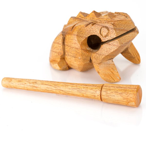 Instrument Żabka Gurio - Drewniana żaba 7cm 