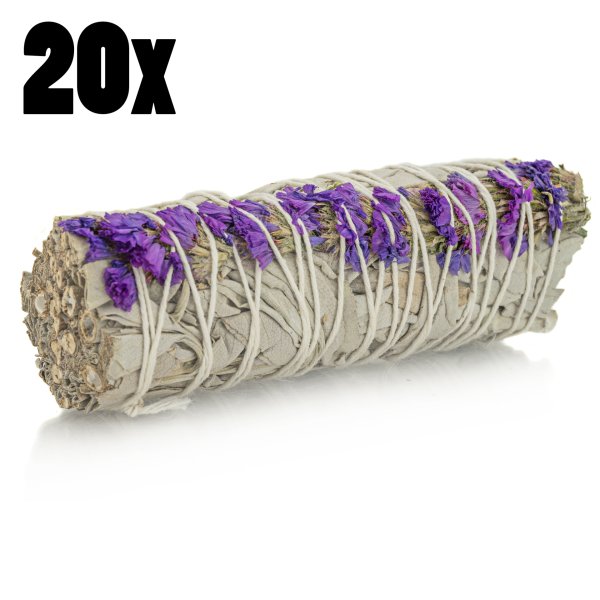 Biała szałwia Kalifornijska Salvia Apiana i Sinuata - Purpurowa -20szt