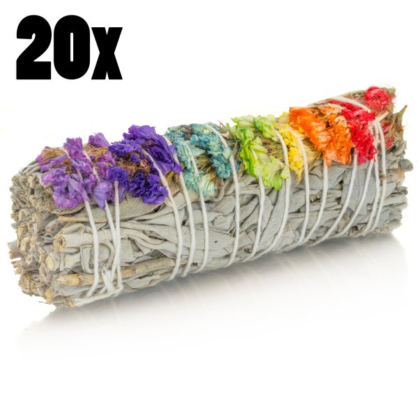 Biała szałwia Kalifornijska Salvia Apiana i Sinuata - 7 chakra - 20szt