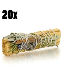 Palo Santo i mix zioł - Biała szałwia, Lawenda, Cynamon, Rozmaryn - Hurt