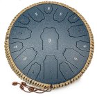 Handpan Hangdrum Tongue Drum 15 tonów Niebieski 13"
