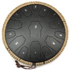 Handpan Hangdrum Tongue Drum 15 tonów czarny 13"