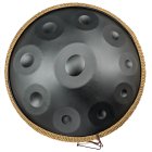 Handpan Hangdrum Złoty 22 cale - Czarny