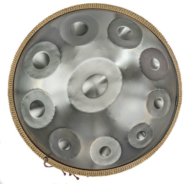 Handpan Hangdrum Złoty 22 cale - Srebrny