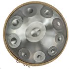 Handpan Hangdrum Złoty 22 cale - Srebrny
