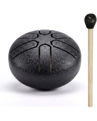 Tonguedrum Czarny instrument 3 Cale  +  Pałeczka