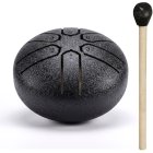 Tonguedrum Czarny instrument 3 Cale + Pałeczka