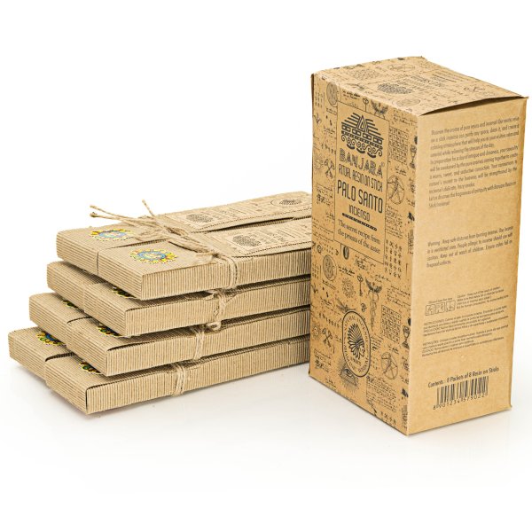 Naturalne kadzidełka żywiczne Banjara hurt 8szt – Palo Santo