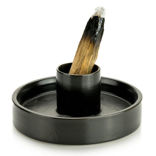 Podstawka ceramiczna do Palo Santo – Czarna