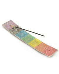 Metalowa Podstawka na kadzidła i kadzidełka – 7 Czakr